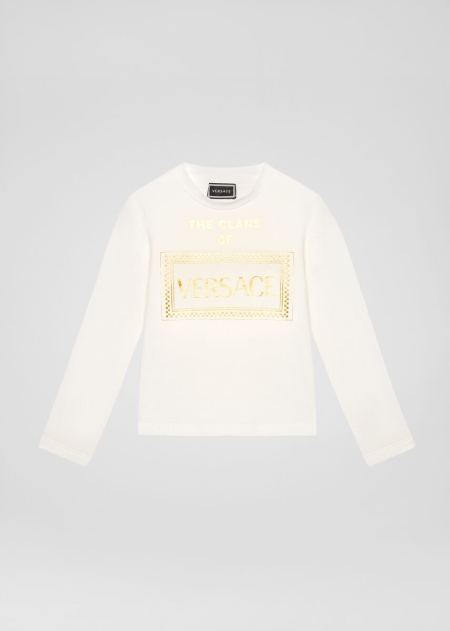 Tricouri Versace 90s Vintage Logo Fete | ULJXTZQ-25